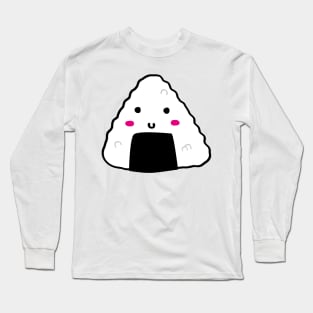 Onigiri Happiness: A Bite-Sized Delight Long Sleeve T-Shirt